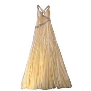 Yellow prom dress
